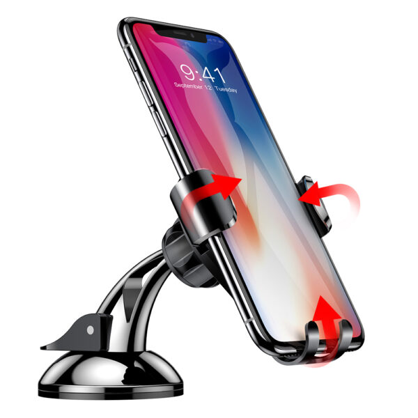 Suport Auto Bord / Parbriz - Baseus Osculum (SUYL-XP01) - Black - imagine 3