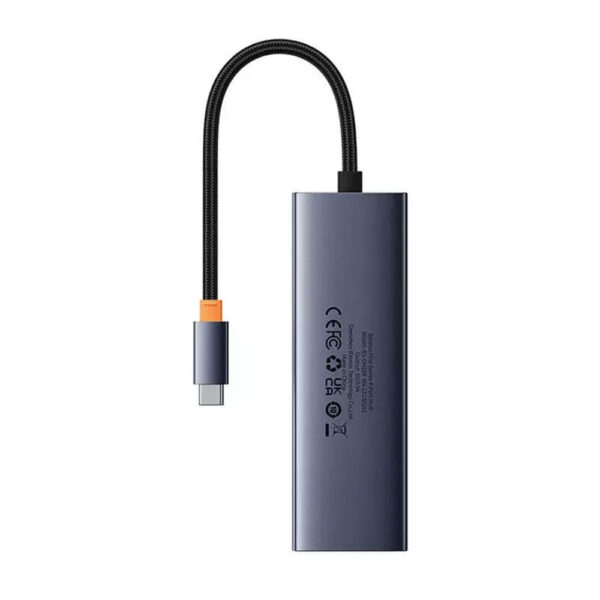 Hub Type-C to 3 x USB 3.0, RJ45 Baseus UltraJoy Series (B0005280A813-00) Space Grey - imagine 6