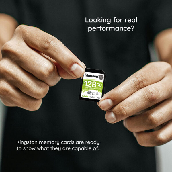 Card de Memorie cu Adaptor, 256GB Kingston Canvas Go Plus (SDCG3/256GB) Black - imagine 3