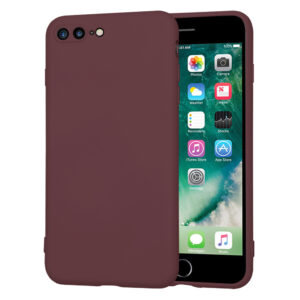 Husa pentru iPhone 7 Plus / 8 Plus Techsuit SoftFlex Plum Red