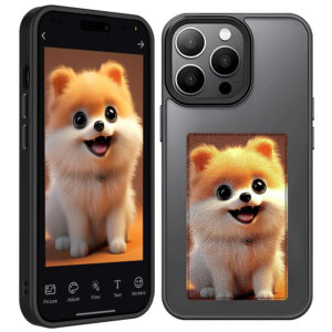 Husa pentru iPhone 14 Pro Max Techsuit SmartScreen NFC Black