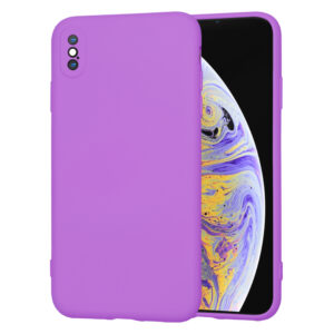 Husa pentru iPhone XS Max Techsuit SoftFlex Purple