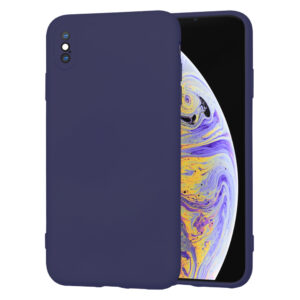 Husa pentru iPhone XS Max Techsuit SoftFlex Navy Blue